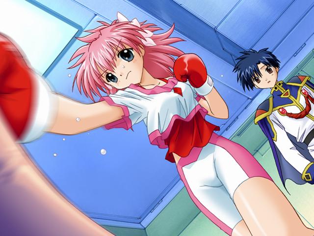 milfeulle sakuraba and takuto meyers (galaxy angel) drawn by kanan