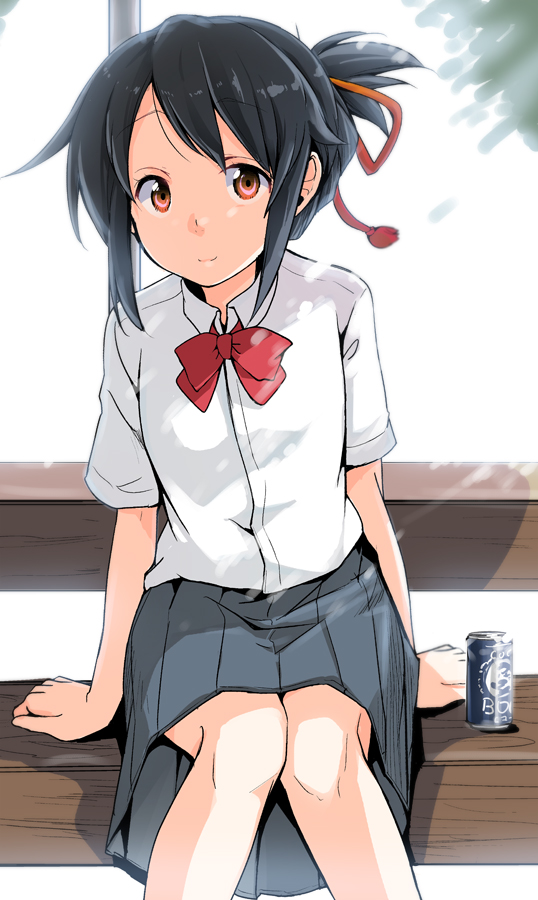 miyamizu mitsuha (kimi no na wa.) drawn by aikura_(twilight_dusk)