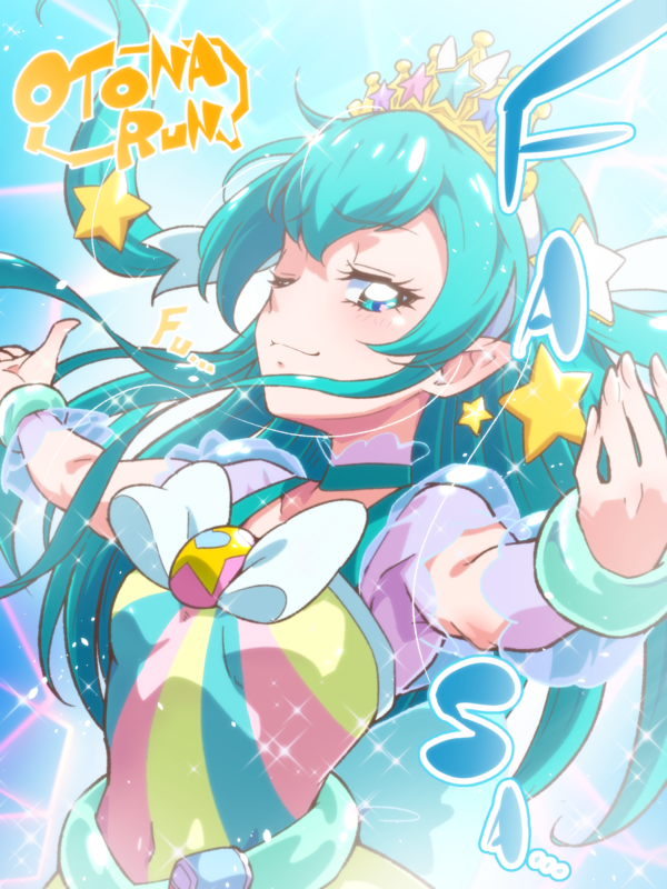 hagoromo lala and cure milky (precure and 1 more) drawn by tj-type1