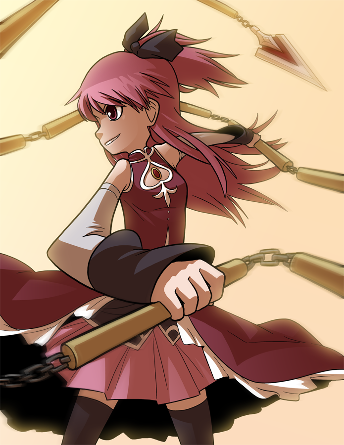sakura kyoko (mahou shoujo madoka magica) drawn by mary_cagle