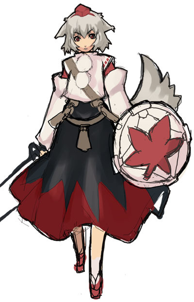 inubashiri momiji (touhou) drawn by tk_(nerd-goods.com)