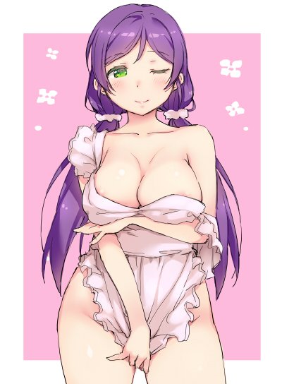 tojo nozomi (love live! and 1 more) drawn by duke_(inu_daimyou)