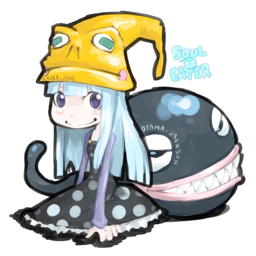 eruka frog and otama jackson (soul eater) drawn by oso_(toolate)