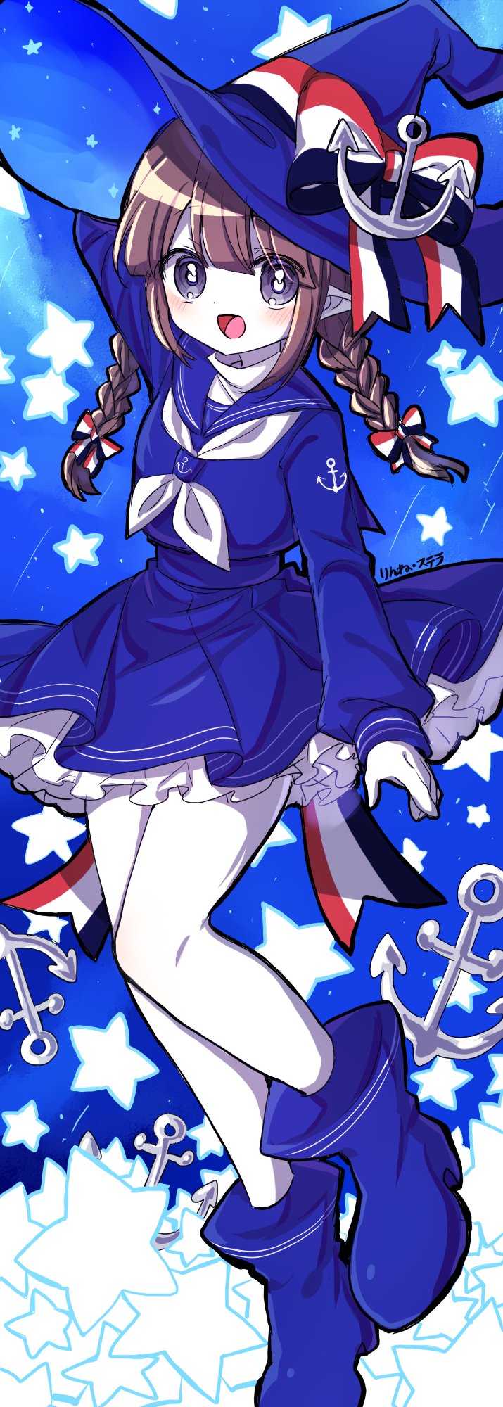 wadanohara (funamusea and 1 more) drawn by rinne_stella