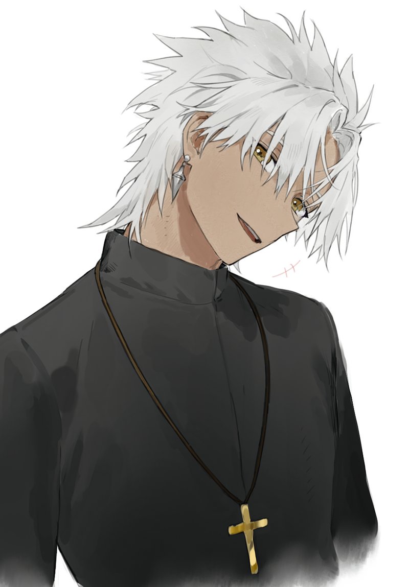 amakusa shirou (fate and 1 more) drawn by emolior_(1000mean)