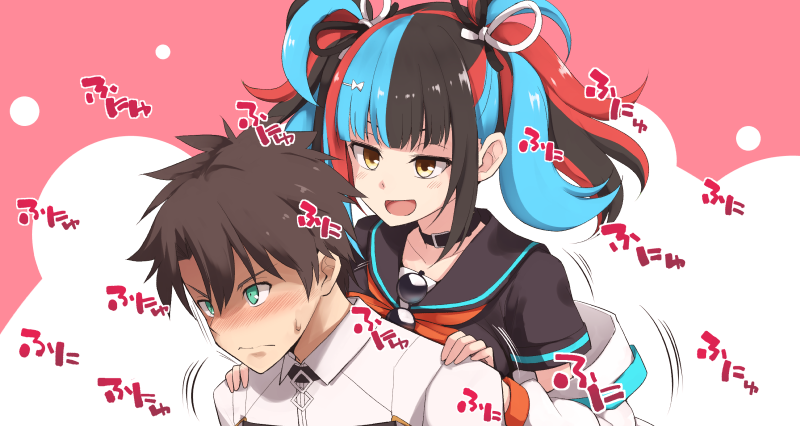 fujimaru ritsuka and sei shounagon (fate and 1 more) drawn by kurikara