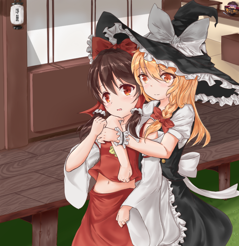 hakurei reimu, kirisame marisa, and sukuna shinmyoumaru (touhou) drawn by gu_yue_wu_ying