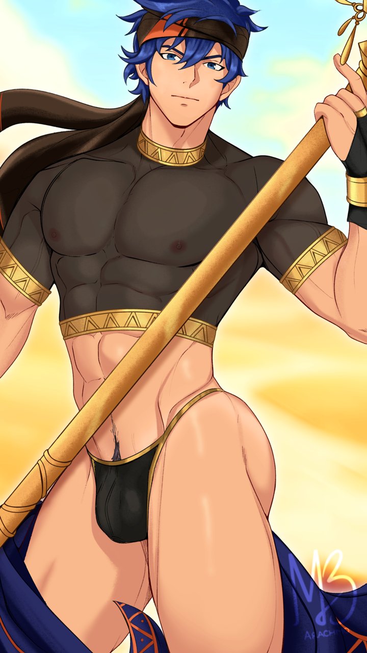 ike (fire emblem and 2 more) drawn by arachmo