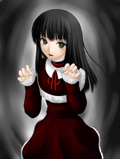 haibara ayako (fatal frame and 1 more) drawn by akanako