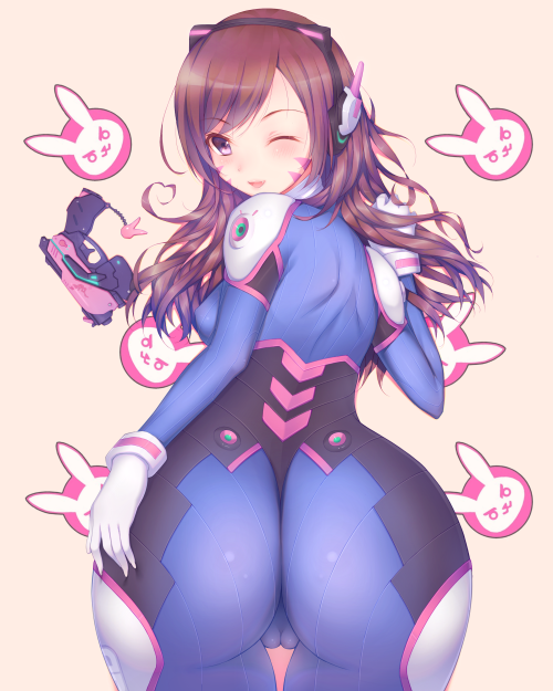d.va (overwatch and 1 more) drawn by hitomilook
