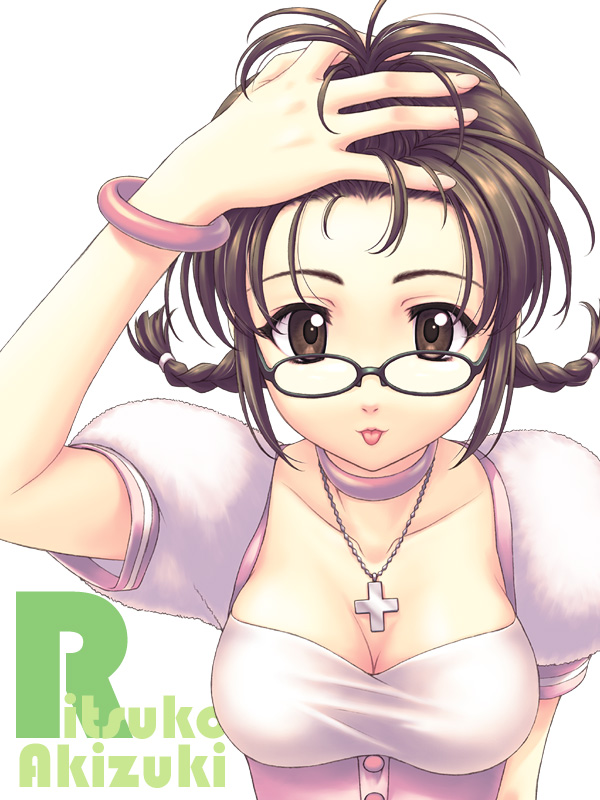 akizuki ritsuko (idolmaster and 1 more) drawn by akino_takehiko