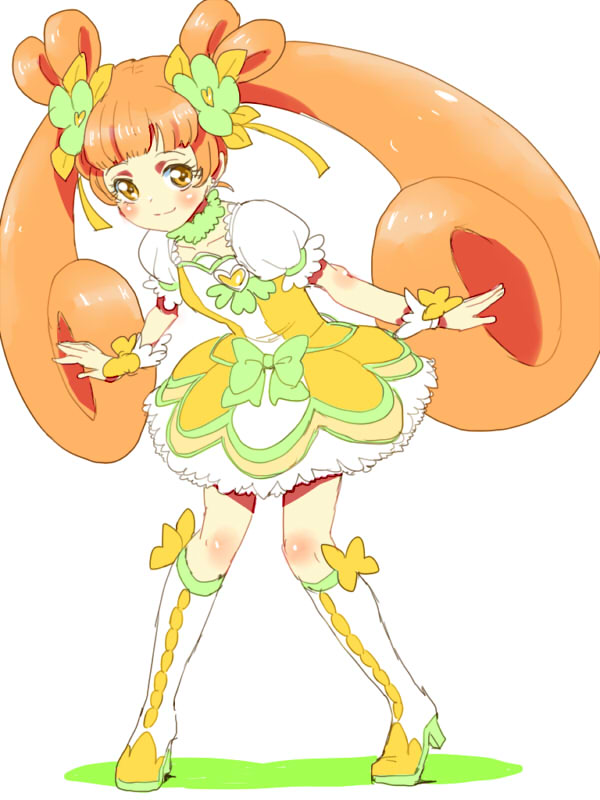 yotsuba alice and cure rosetta (precure and 1 more) drawn by azuma_yukihiko