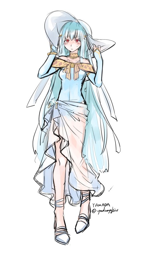 ninian (fire emblem and 2 more) drawn by yamada_(ymdroygbiv)