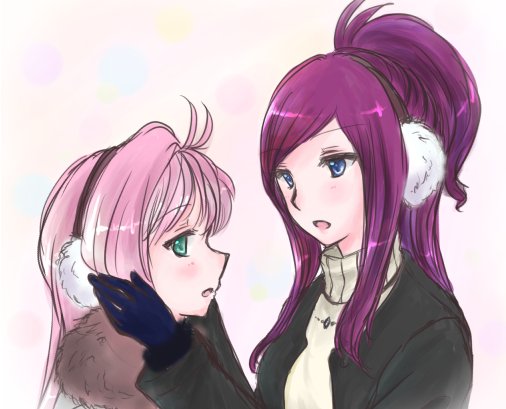 mylene jenius and mirage farina jenius (macross and 2 more) drawn by ma_delta4