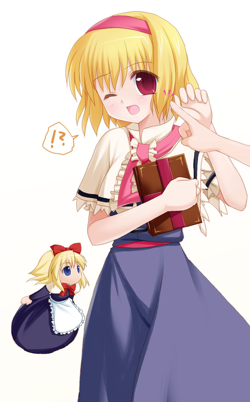 alice margatroid and shanghai doll (touhou) drawn by maroppe