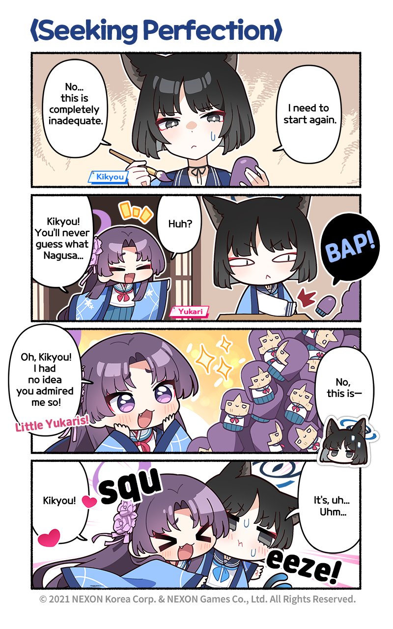 kikyou and yukari (blue archive) drawn by donmin_h