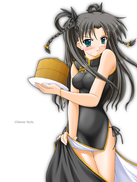 tohsaka rin (fate and 1 more) drawn by akimoto_dai