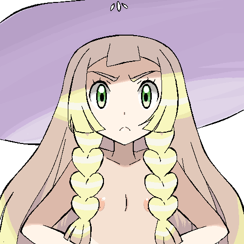 lillie (pokemon and 1 more) drawn by gomatarou_(pixiv196136)
