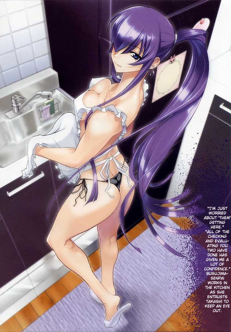 busujima saeko (highschool of the dead) drawn by satou_shouji