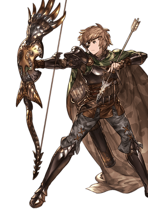 gran and sidewinder (granblue fantasy) drawn by minaba_hideo
