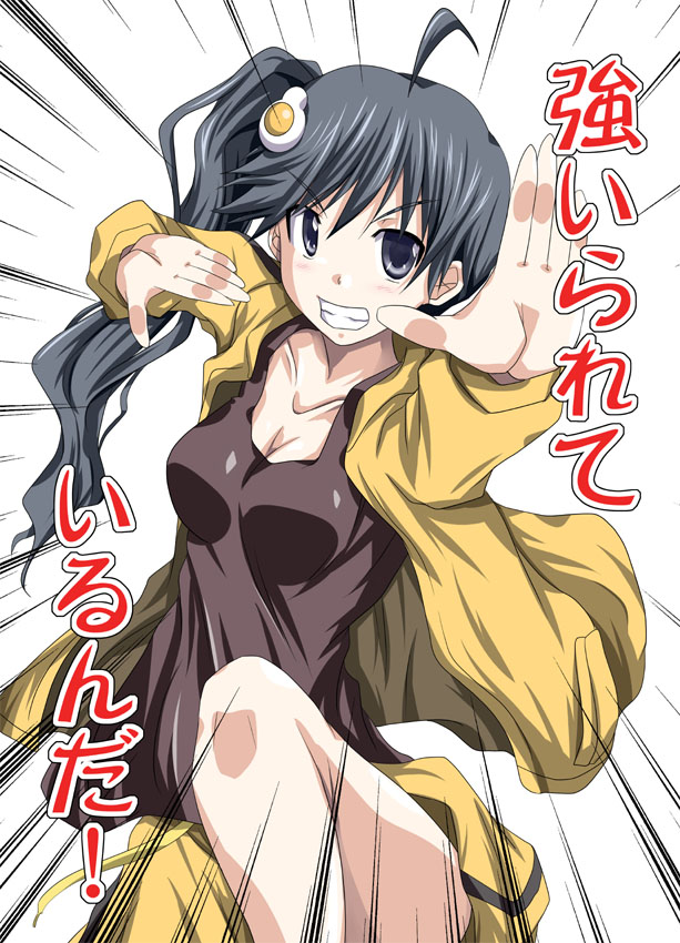 araragi karen (monogatari and 2 more) drawn by mister_(black_and_white)