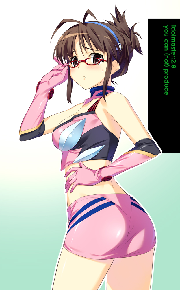 akizuki ritsuko and makinami mari illustrious (idolmaster and 4 more) drawn by number23