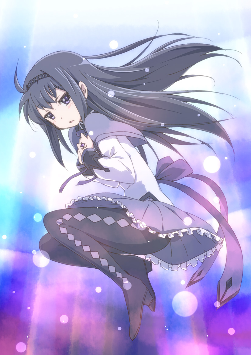 akemi homura (mahou shoujo madoka magica) drawn by errant