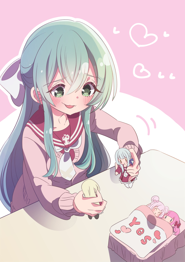 kon kanaho, miyagawa takane, sadamori himeka, toki kureha, and tamba akari (assault lily) drawn by honkawa_works