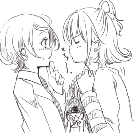 hishikawa rikka, aida mana, and kenzaki makoto (precure and 1 more) drawn by sasamaru_chimaki
