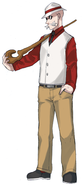 blaine (pokemon and 1 more) drawn by absol_(dkqthf)
