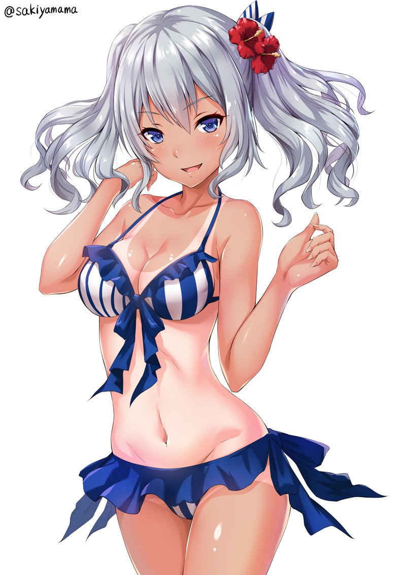 kashima (kantai collection and 1 more) drawn by sakiyamama