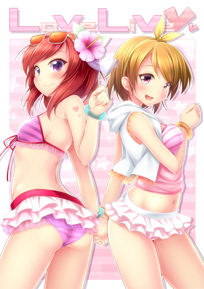 nishikino maki and koizumi hanayo (love live! and 1 more) drawn by nullken