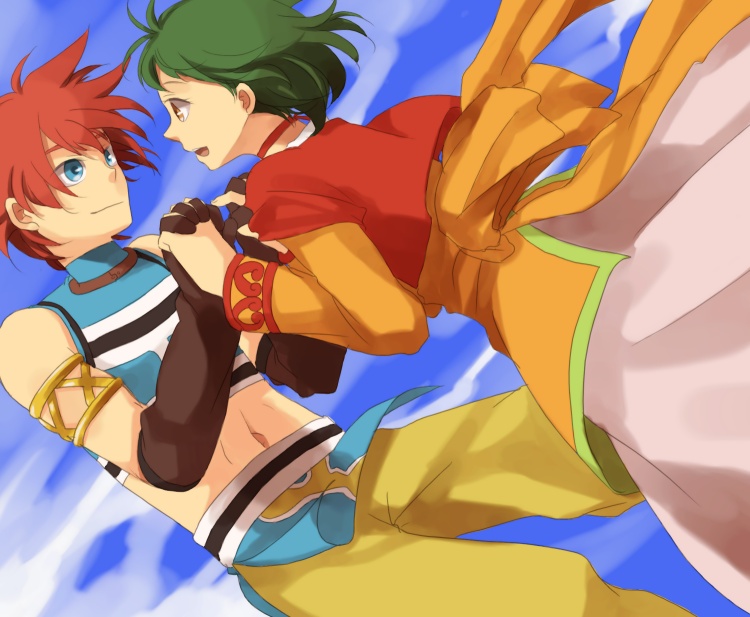 farah oersted and reid hershel (tales of and 1 more) drawn by shibanashi_miso