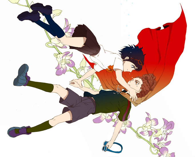 kidou yuuto and otonashi haruna (inazuma eleven) drawn by ruondea