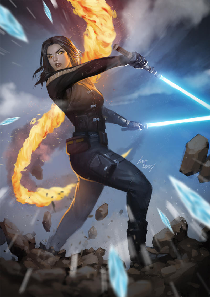 star wars drawn by hifarry