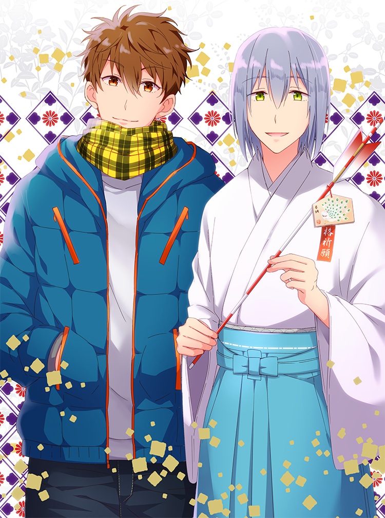 kirishima natsuya and serizawa nao (free! and 1 more) drawn by iincho_(airi8751)