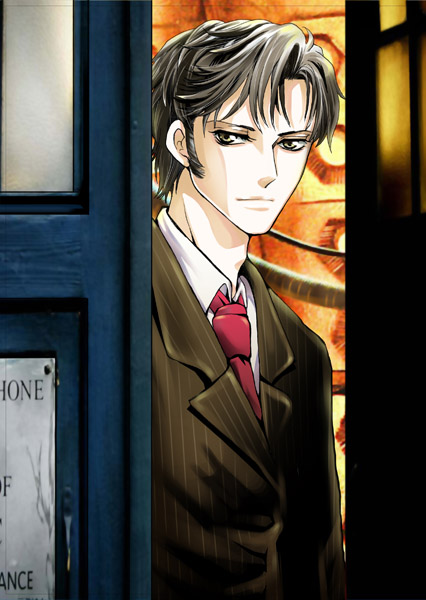 the doctor and tenth doctor (doctor who) drawn by raye_(raichis)