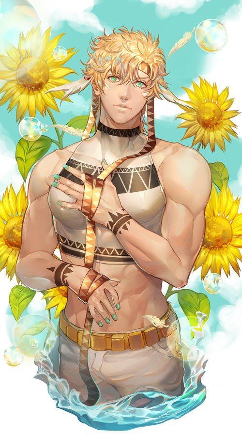 caesar anthonio zeppeli (jojo no kimyou na bouken and 1 more) drawn by az_(kroneko007)