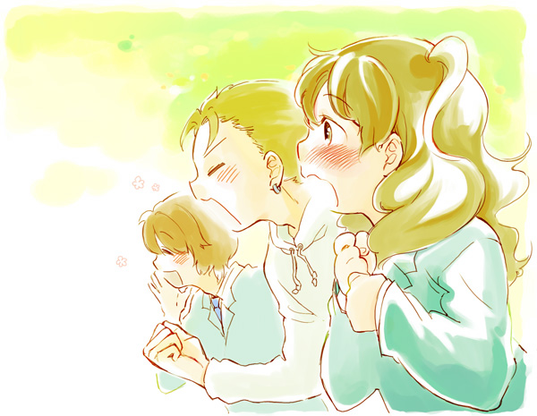 tachibana chizuru, satou masaki, and matsuoka shun (kimi to boku) drawn by mukamo_(inujita)