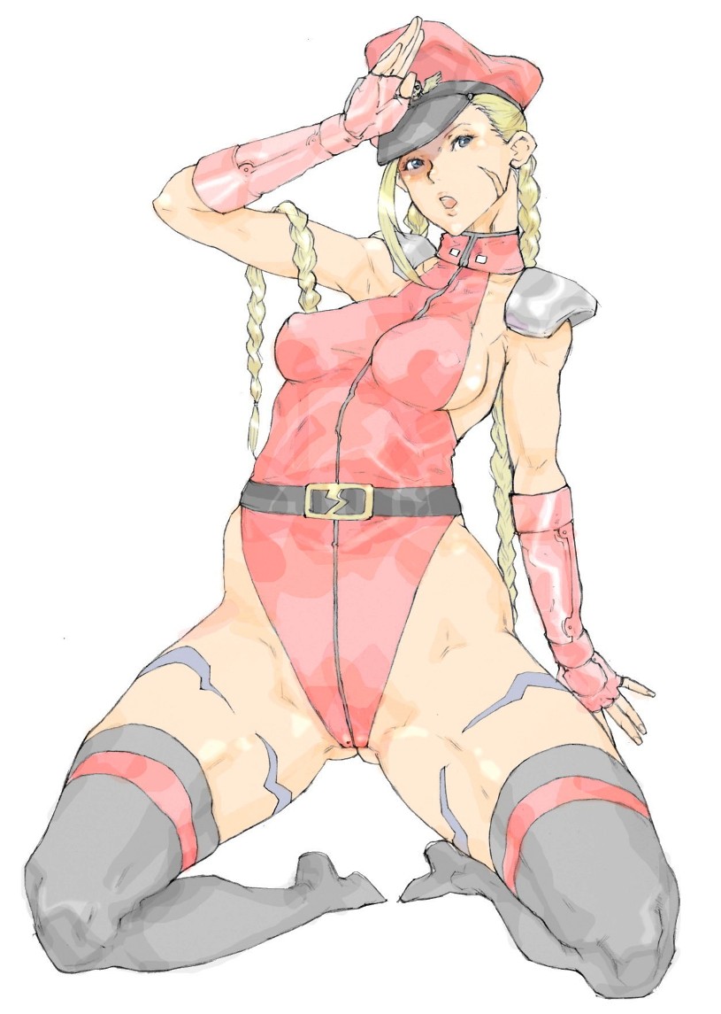 cammy white and m. bison (street fighter and 1 more) drawn by kyuraa_(kyura9een)