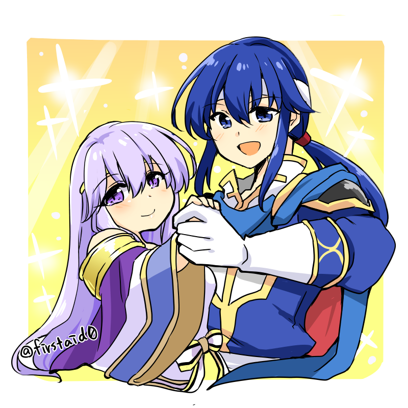 seliph and julia (fire emblem and 1 more) drawn by yukia_(firstaid0)