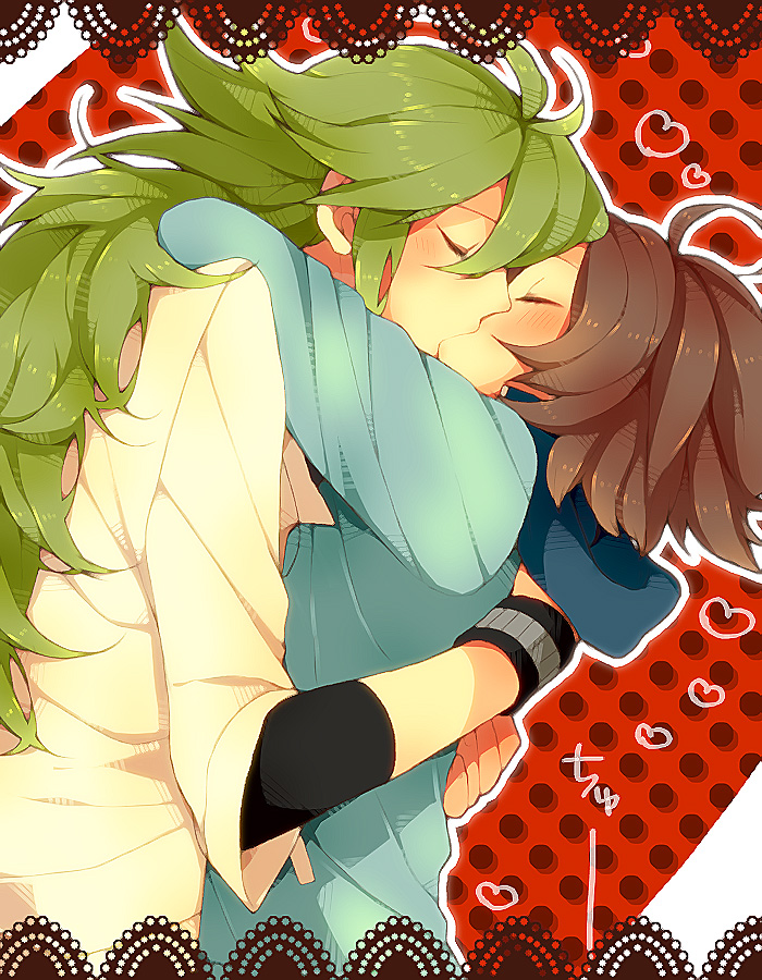 hilbert and n (pokemon and 1 more) drawn by pink_usagi