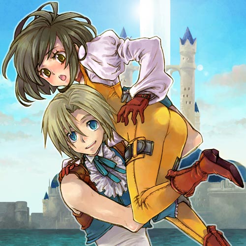 zidane tribal, garnet til alexandros xvii, and alexander (final fantasy and 1 more) drawn by saikachi_(ogre_tree)