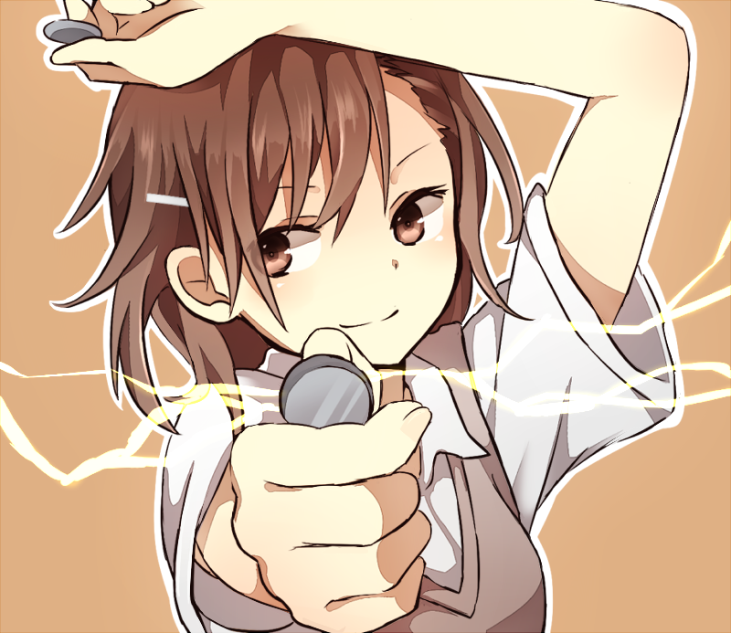 misaka mikoto (toaru majutsu no index and 1 more) drawn by yuusa