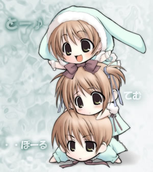 toua, natsuki, and akino (komorebi ni yureru tamashii no koe)