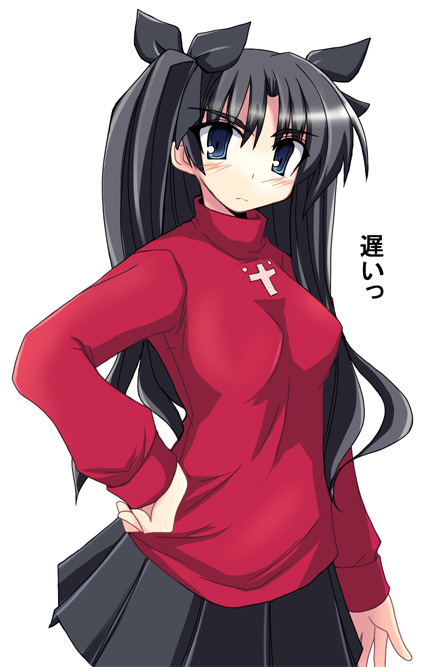 tohsaka rin (fate and 1 more) drawn by kugui_kiyunemu