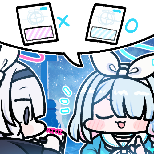 arona and plana (blue archive) drawn by jazz_jack