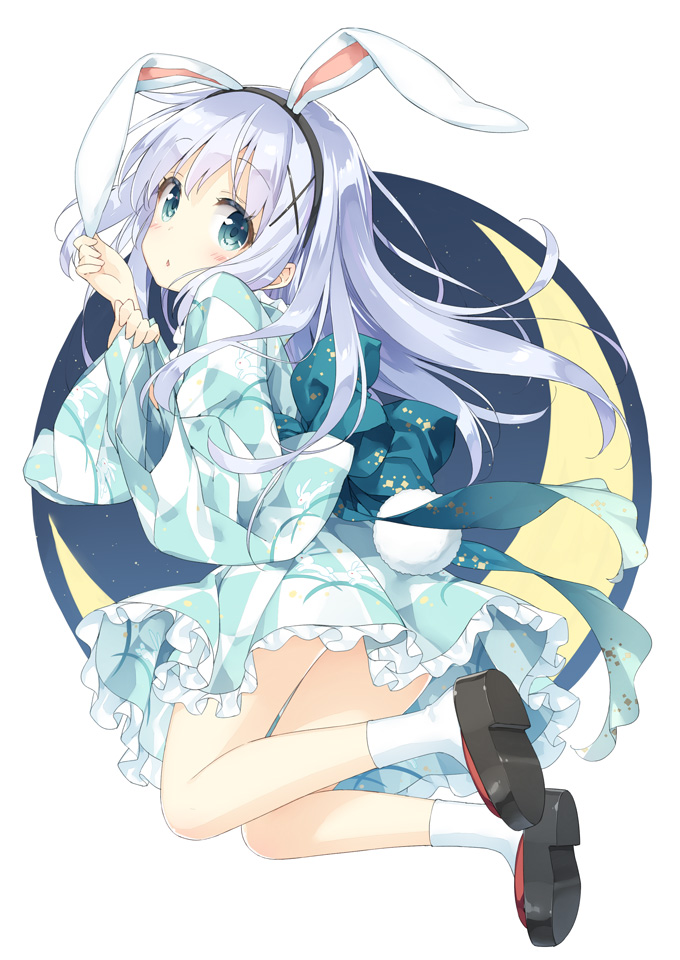 kafuu chino (gochuumon wa usagi desu ka?) drawn by kani_biimu