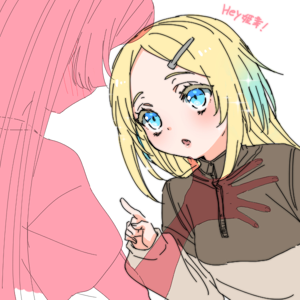 osawa rurino and anyoji hime (love live! and 1 more) drawn by shinanoya_(satanicad)