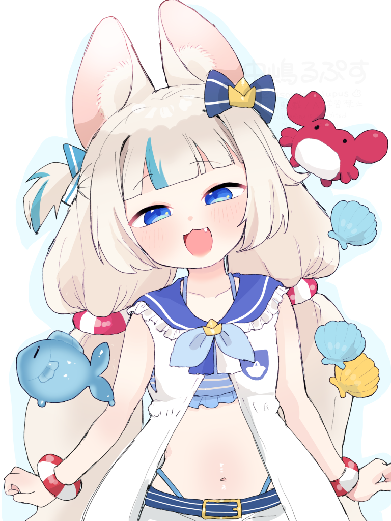 sameko saba (indie virtual youtuber) drawn by nakajima_lupus